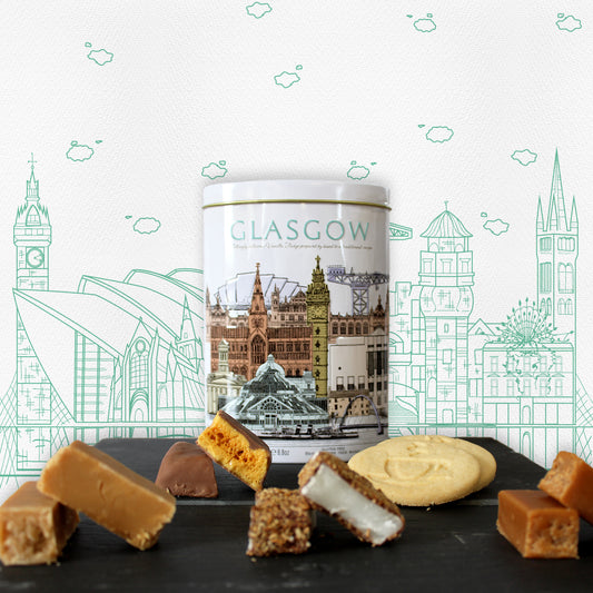 Glasgow Skyline Scottish Fudge Gift Hamper