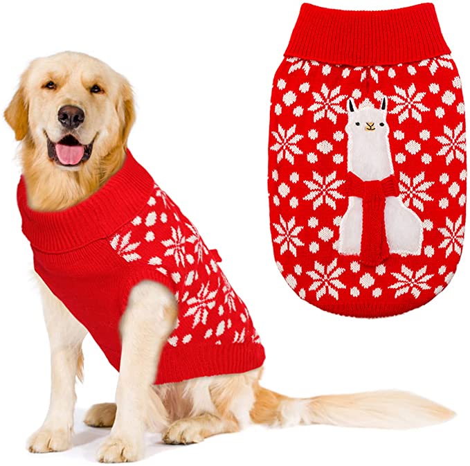 Dogs Llama Christmas Jumper