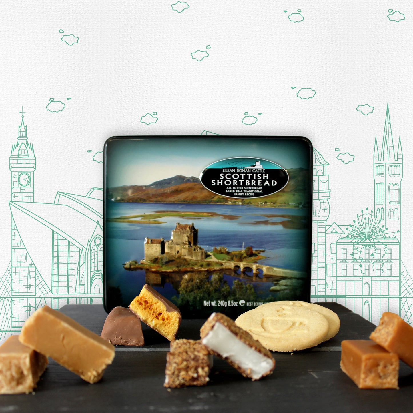 Eilean Donan Scottish Shortbread Gift Hamper