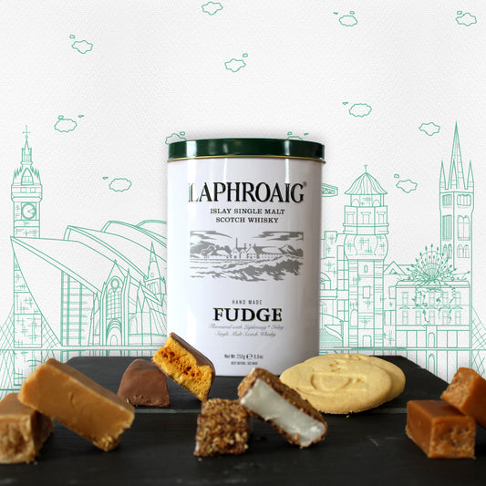 Laphroaig Whisky Scottish Fudge Gift Hamper