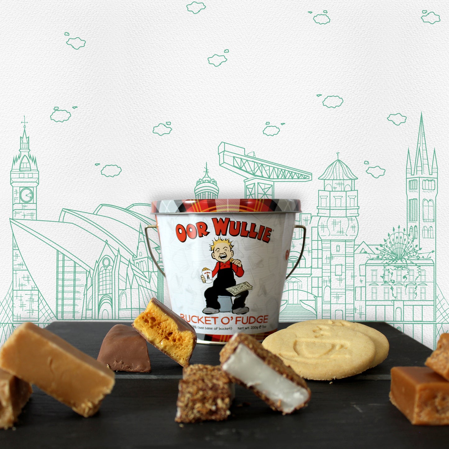 Oor Wullie Scottish Fudge Gift Hamper